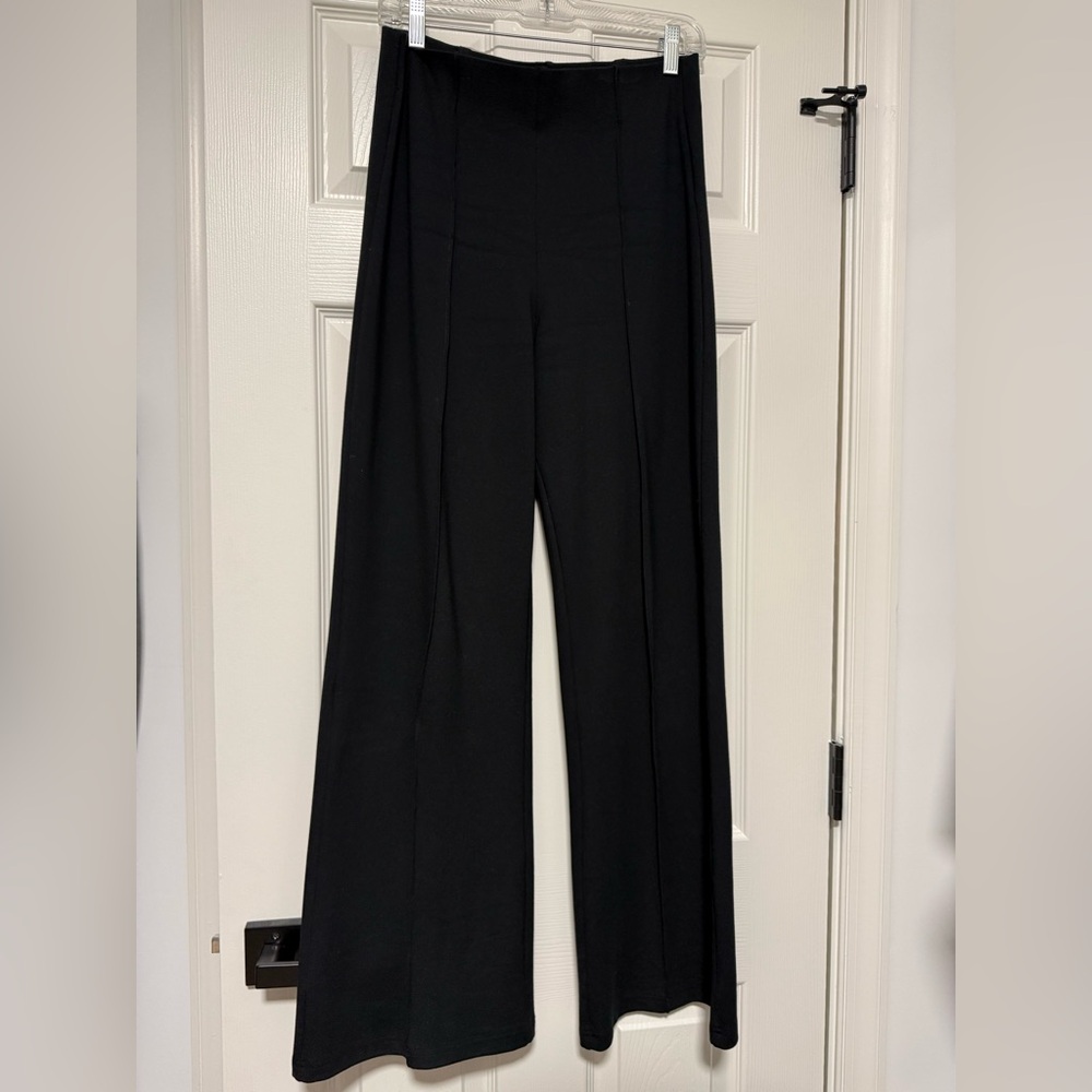 Abercrombie & Fitch Black Wide-Leg Pants